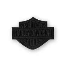 PATCH "B&S BLACK" HARLEY DAVIDSON