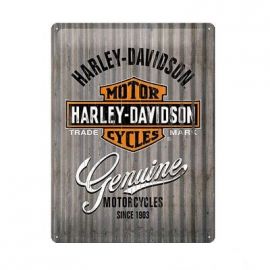 Plaque " GENUINE"- Harley-Davidson
