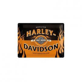 Plaque "LOGO ORANGE"- Harley-Davidson