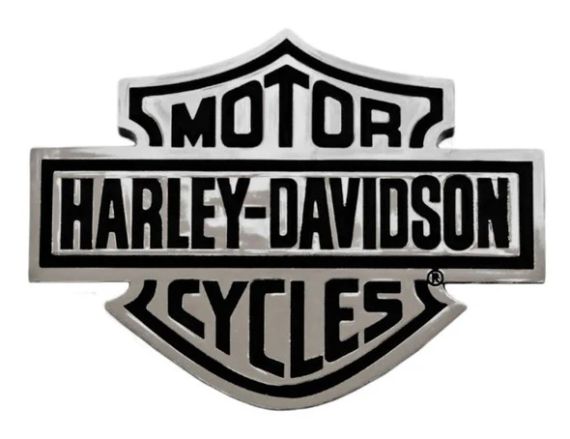 AUTOCOLLANT MOULE PAR INJECTION CHROME - HARLEY DAVIDSON - 