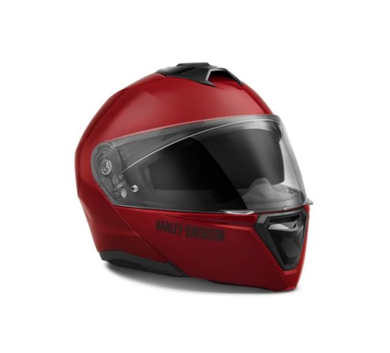 CASQUE MODULAIRE CAPSTONE SUN SHIELD - BILLIARD RED - HARLEY DAVIDSON -