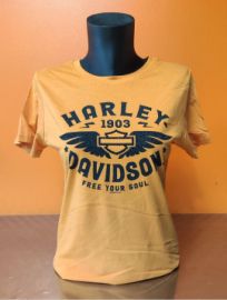 TEE SHIRT CONCESSION "GOLD FEST" POUR FEMMES - HARLEY-DAVIDSON