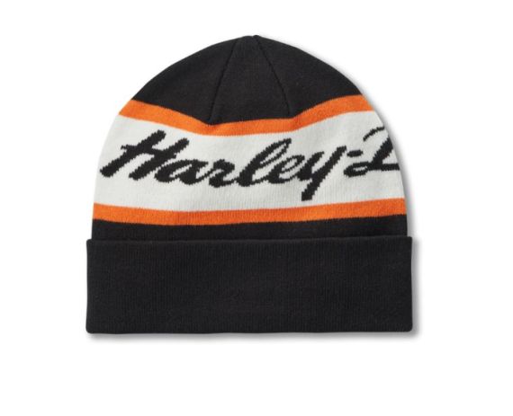 Bonnet H-D Script - Harley Black