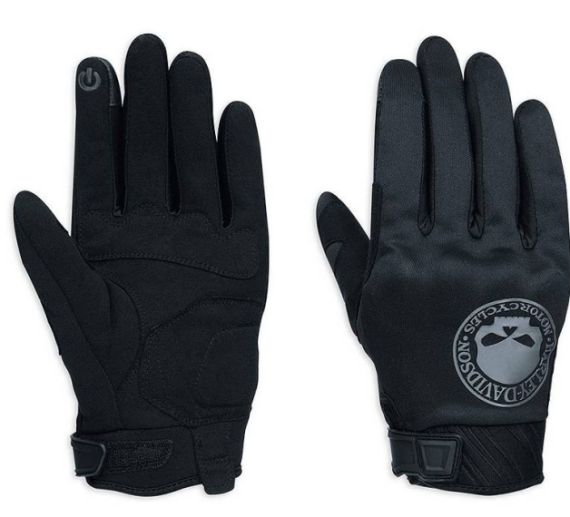 GANTS TEXTILE SKULL - HARLEY DAVIDSON - 